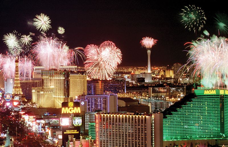 Celebrating New Year’s Eve Along the Las Vegas Strip!