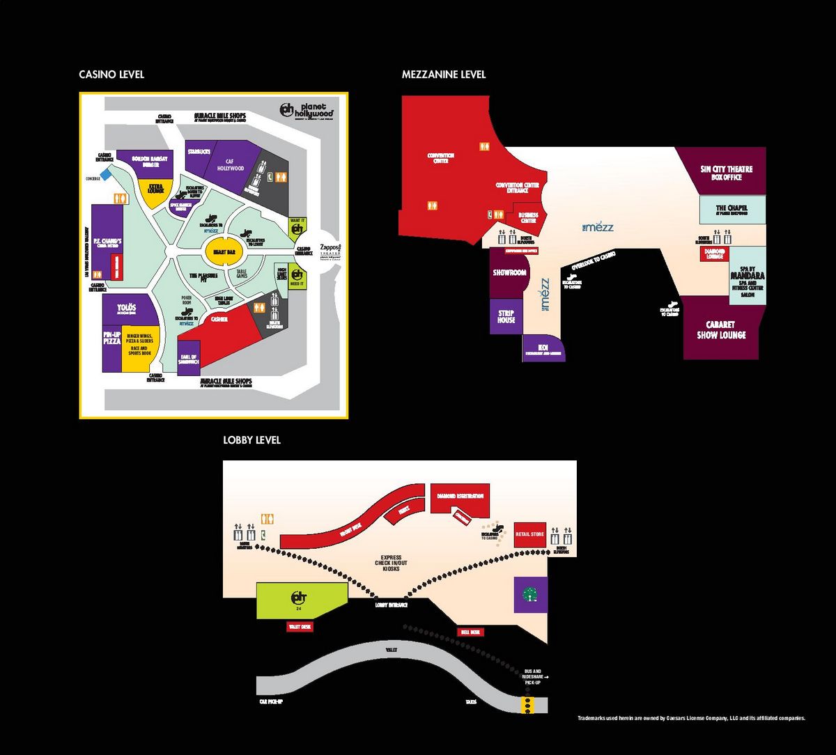 planet hollywood resort and casino parking
